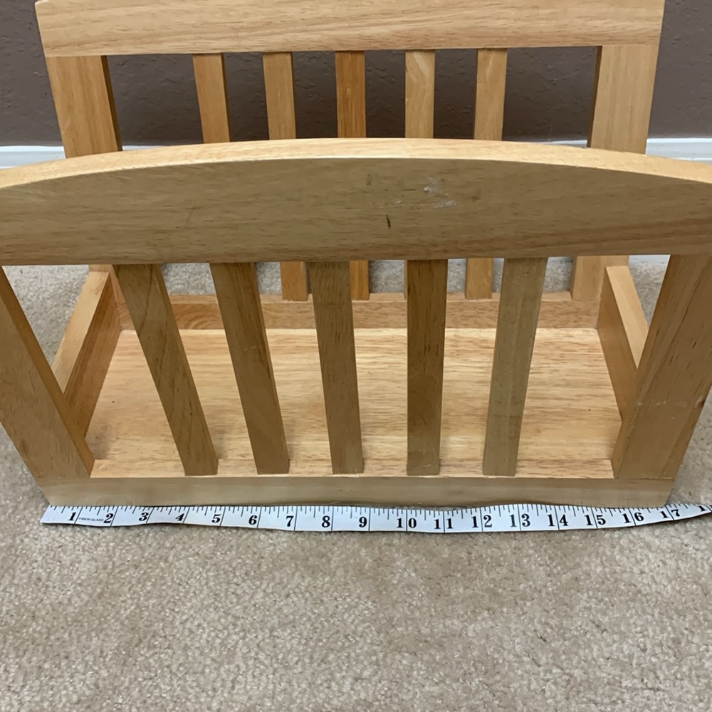 Wooden Magazine Rack - Picture 7 of 9